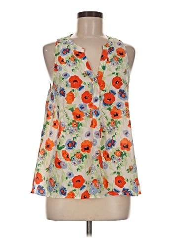 Joie Sleeveless Silk Top (view 1)