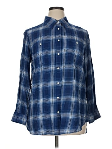 Lauren by Ralph Lauren Long Sleeve Button-Down Shirt (view 1)