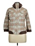 Fossil 100% Cotton Argyle Brown Jacket Size XL - photo 1