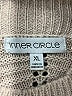 Inner Circle Inc. 100% Acrylic Chevron-herringbone Tan Turtleneck Sweater Size XL - photo 7
