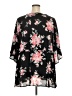 Torrid 100% Polyester Black Short Sleeve Blouse Size 5X Plus (5) - photo 2