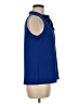 Liz Claiborne Blue Sleeveless Blouse Size M - photo 4