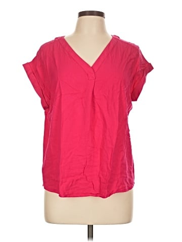 Liz Claiborne Short Sleeve Blouse (view 1)