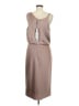 Halston Solid Brown Cocktail Dress Size 8 - photo 2