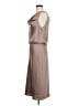 Halston Solid Brown Cocktail Dress Size 8 - photo 5
