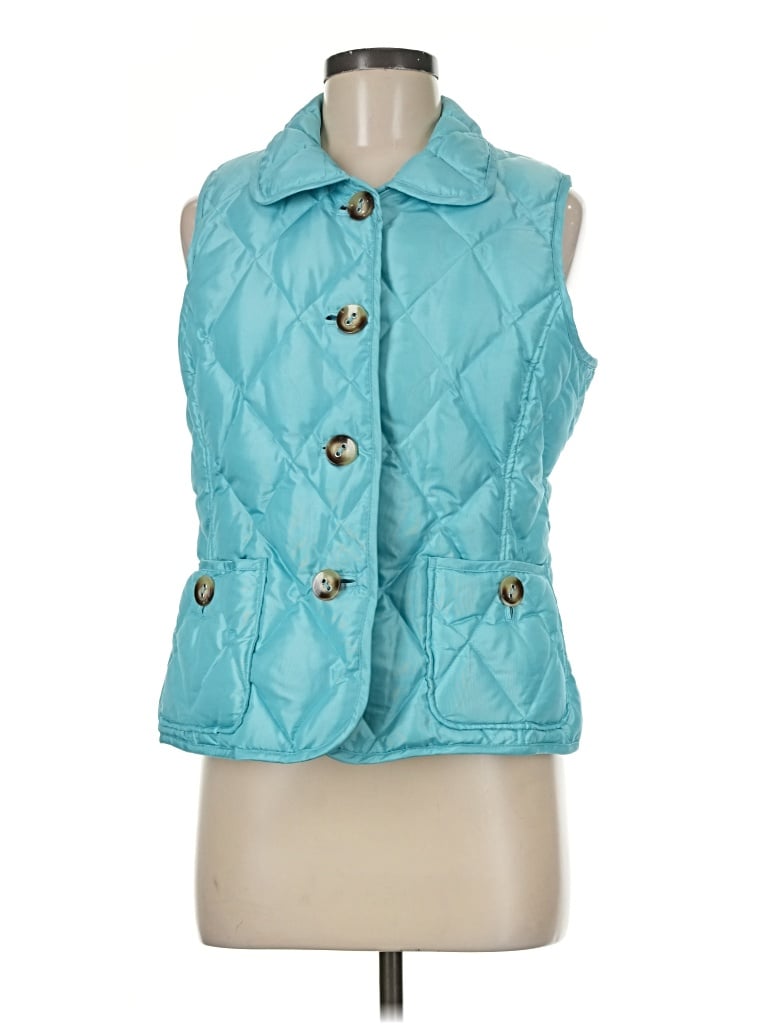 Pre-owned Talbots Vest In Teal