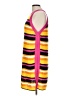 BCBGeneration Stripes Yellow Casual Dress Size L - photo 5