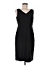 Talbots Solid Black Cocktail Dress Size 6 - photo 1
