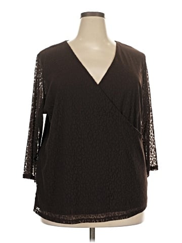 Jones New York Signature 3/4 Sleeve Blouse (view 1)