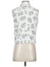 Esprit Floral Ivory Sleeveless Button-Down Shirt Size S - photo 2