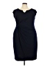 Connected Apparel Blue Cocktail Dress Size 22 - photo 1