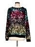 Anna-kaci Silver Pullover Sweater Size L - photo 1