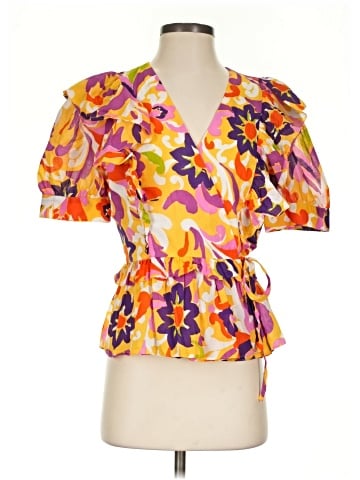 J.Crew Collection Short Sleeve Blouse (view 1)