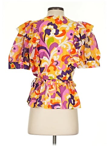 J.Crew Collection Short Sleeve Blouse (view 2)