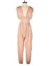 Silence and Noise Solid Tan Jumpsuit Size M - photo 1