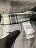 Liz Claiborne Collection 100% Polyester Plaid Gray Long Sleeve Blouse Size 8 - photo 4