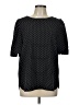 Ann Taylor LOFT Polka Dots Black 3/4 Sleeve Top Size L - photo 1