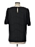 Ann Taylor LOFT Polka Dots Black 3/4 Sleeve Top Size L - photo 2