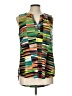 Dana Buchman Green Sleeveless Blouse Size L - photo 1