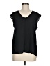 J.Crew Factory Store 100% Polyester Black Short Sleeve Top Size 8 - photo 1