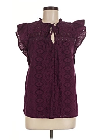 Ann Taylor LOFT Short Sleeve Blouse (view 1)