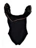 Mossimo Paisley Black One Piece Swimsuit Size M - photo 2