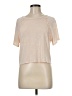 Soprano Tan Short Sleeve Top Size M - photo 1