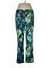 Kasper Print Green Active Pants Size 10 - photo 1