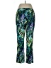 Kasper Print Green Active Pants Size 10 - photo 2