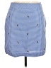 Talbots Checkered-gingham Blue Casual Skirt Size 8 Petite - photo 1