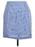 Talbots Checkered-gingham Blue Casual Skirt Size 8 Petite - photo 2