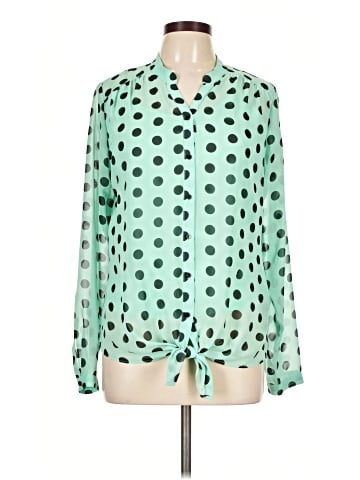 Worthington Long Sleeve Blouse (view 1)