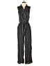 Bebop 100% Rayon Stripes Black Jumpsuit Size M - photo 1