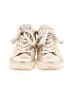 Naturalizer 100% Leather Metallic Silver Sneakers Size 8 (wide) - photo 2