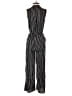 Bebop 100% Rayon Stripes Black Jumpsuit Size M - photo 2