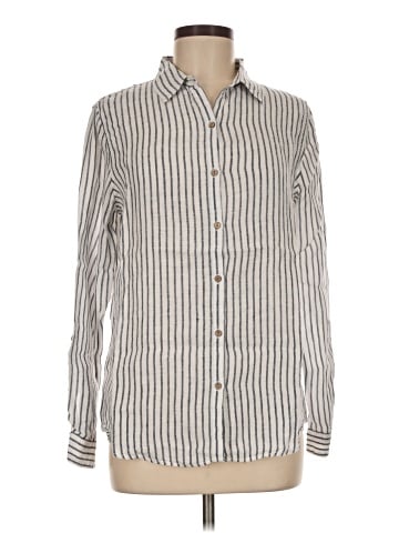 Tahari Long Sleeve Button-Down Shirt (view 1)
