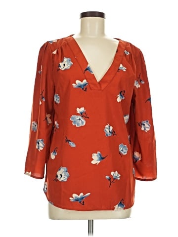 Hinge 3/4 Sleeve Blouse (view 1)