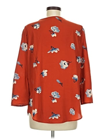 Hinge 3/4 Sleeve Blouse (view 2)