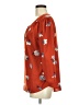 Hinge 100% Polyester Orange 3/4 Sleeve Blouse Size M - photo 5