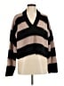 ALLSAINTS Stripes Brown Pullover Sweater Size M - photo 1