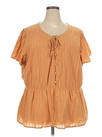 Lane Bryant Short Sleeve Blouse (view 1)