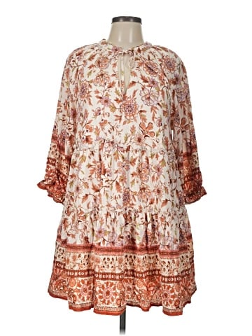 En Creme Casual Dress (view 1)