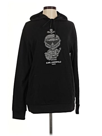 Karl Lagerfeld Paris Pullover Hoodie (view 1)