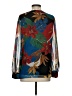 Alice + Olivia 100% Polyester Teal Long Sleeve Blouse Size S - photo 2
