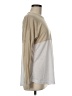 B. Split Tan Long Sleeve Top Size M - photo 4