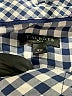 Talbots 100% Cotton Checkered-gingham Blue Long Sleeve Button-Down Shirt Size 2X - photo 7
