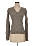Aqua 100% Cashmere Metallic Gray Cashmere Pullover Sweater Size S - photo 1