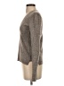 Aqua 100% Cashmere Metallic Gray Cashmere Pullover Sweater Size S - photo 5