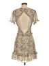Fab'rik 100% Polyester Paisley Tan Cocktail Dress Size S - photo 2