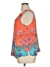DR2 100% Polyester Orange Sleeveless Blouse Size XL - photo 5
